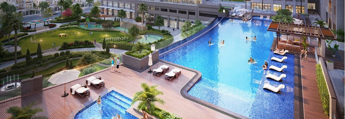 Không gian công viên, hồ bơi và khu thương mại nội khu là lớp dịch vụ đầu tiên giúp cư dân Victoria Village rút ngắn thời gian cho sinh hoạt hàng ngày và tận hưởng cuộc sống thuận tiện hơn.