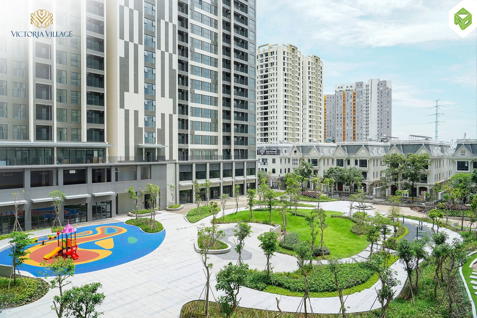 Tiện ích công viên Victoria Village tôn vinh chuẩn sống xanh với cảnh quan hài hòa, không gian thư giãn và những khoảnh khắc kết nối gia đình mỗi ngày.